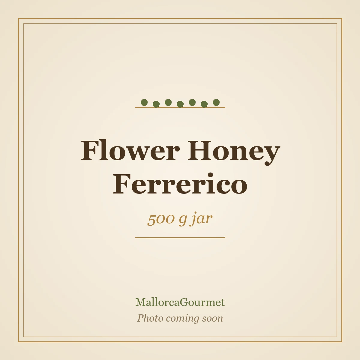 Flower Honey Ferrerico (500 g jar)