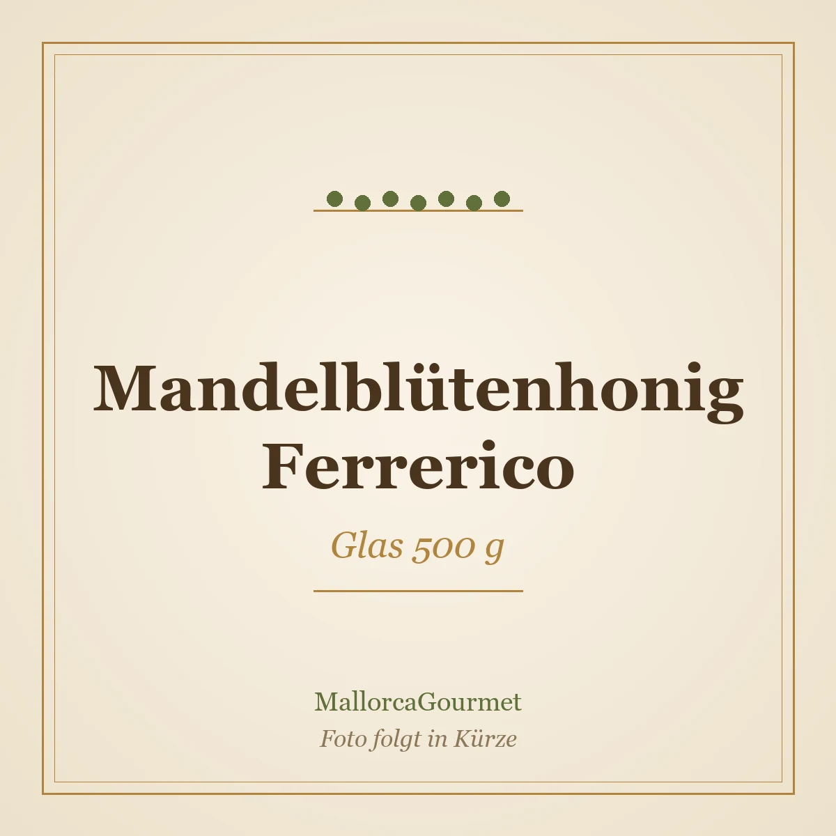Mandelblütenhonig Ferrerico (Glas 500 g)