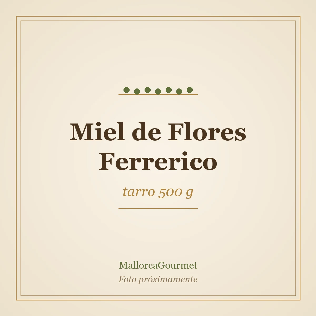 Miel de Flores Ferrerico (tarro 500 g)