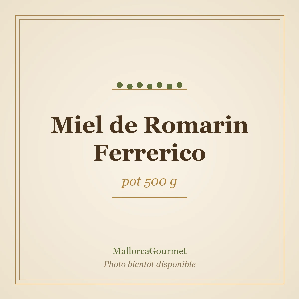 Miel de Romarin Ferrerico (pot 500 g)