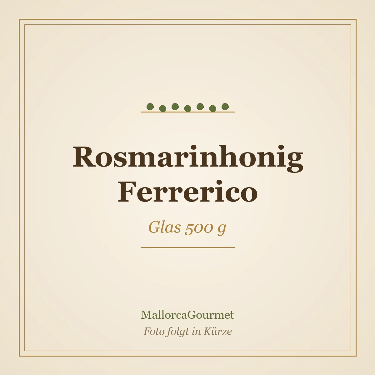 Rosmarinhonig Ferrerico (Glas 500 g)
