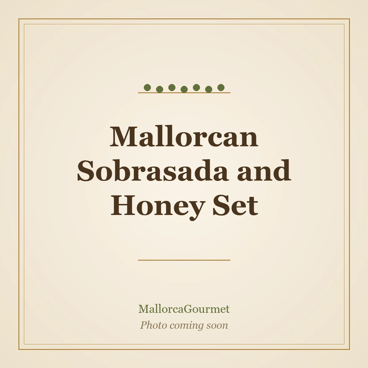 Mallorcan Sobrasada and Honey Set