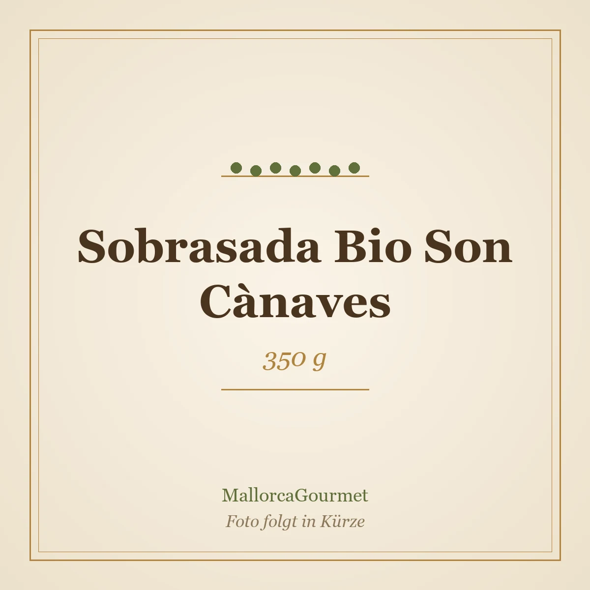 Sobrasada Bio Son Cànaves (350 g)