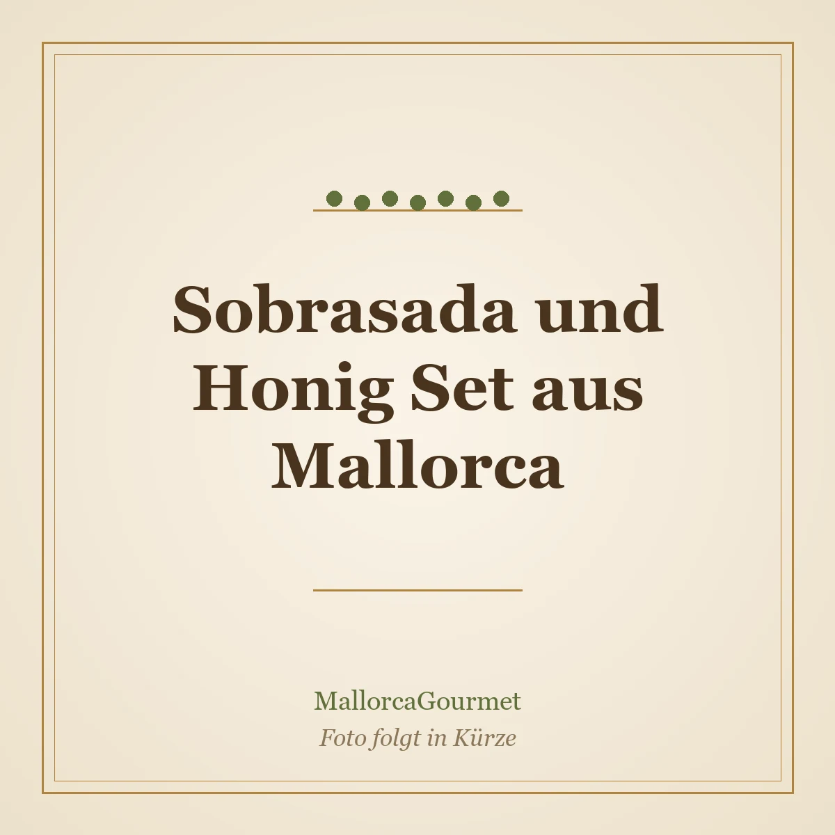 Sobrasada und Honig Set aus Mallorca