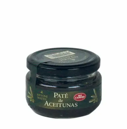 até artesano de aceitunas negras Antoni Mateu de Mallorca