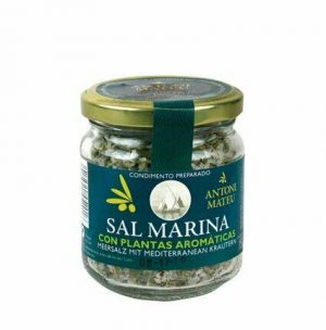 Sal Marina con plantas Aromáticas
