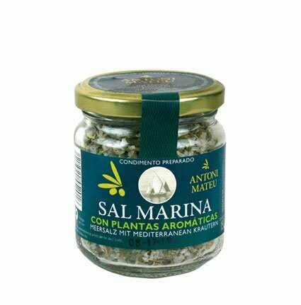 Sal Marina con plantas Aromáticas