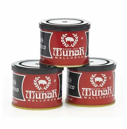 Paté clásico Munar Mallorca en lata roja