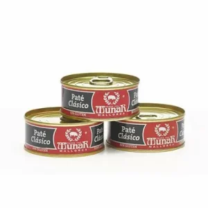Paté clásico Munar Mallorca en lata roja